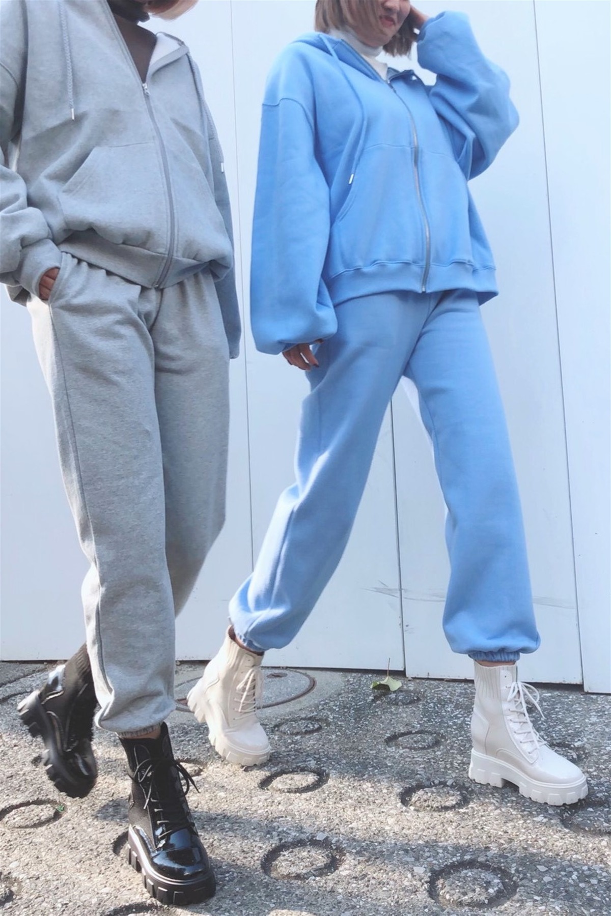 R E ニット エナメル インヒールショートブーツ R E Rezoy Official Store