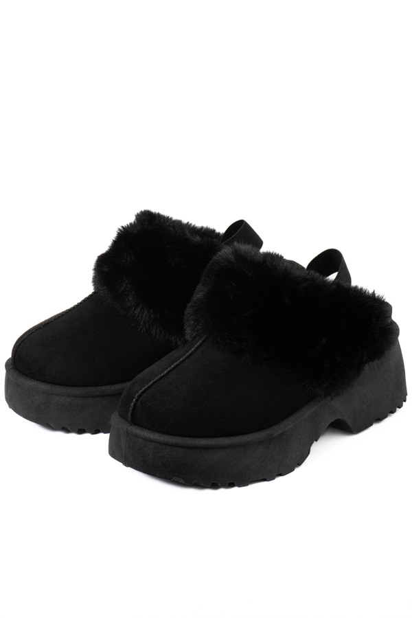 wee willie ラバーバックベルトフェイクファームートンスリッポン(ブラック-S)