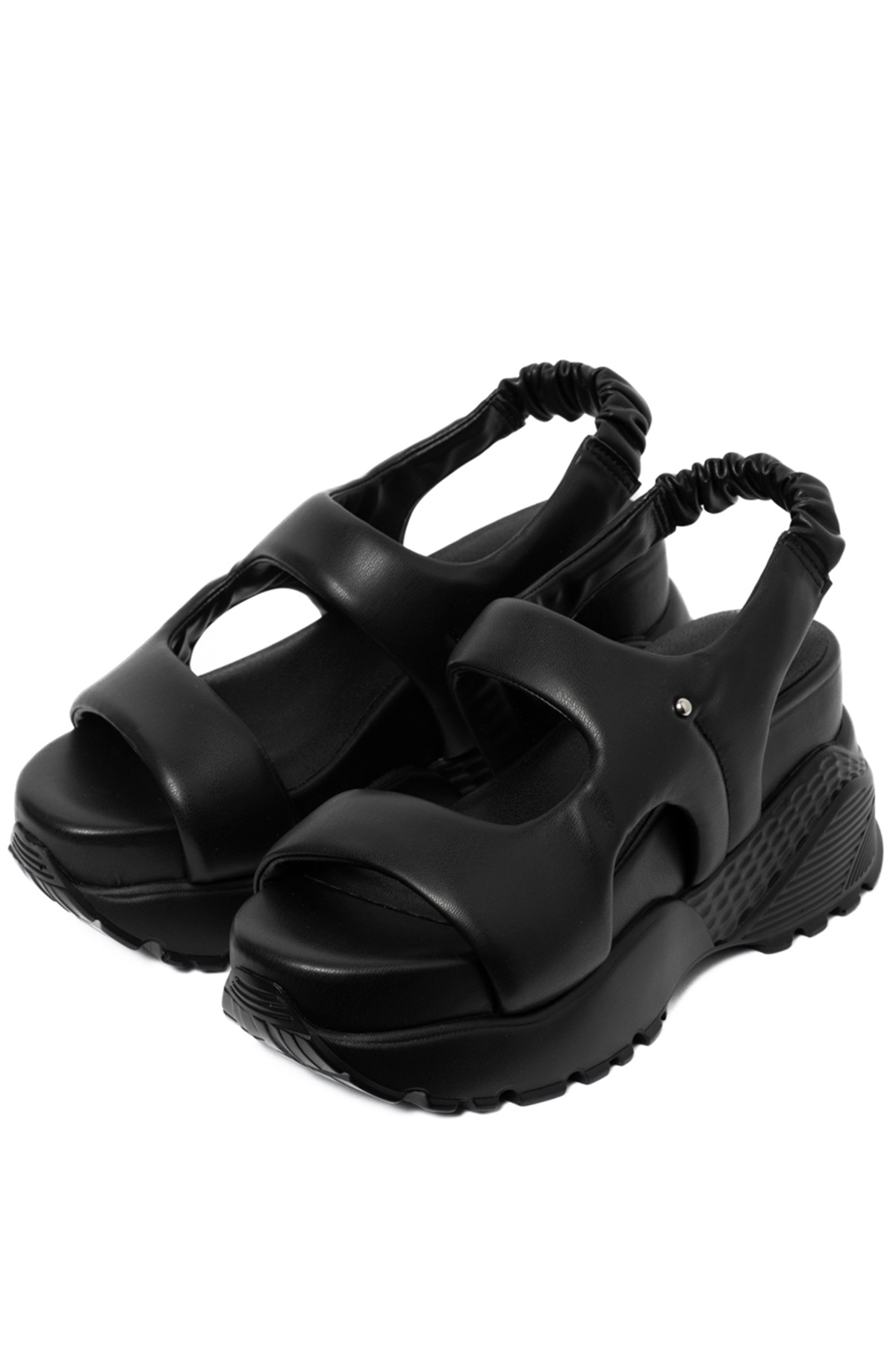 REZOY クッションストラップスポーツサンダル(ブラック-S)