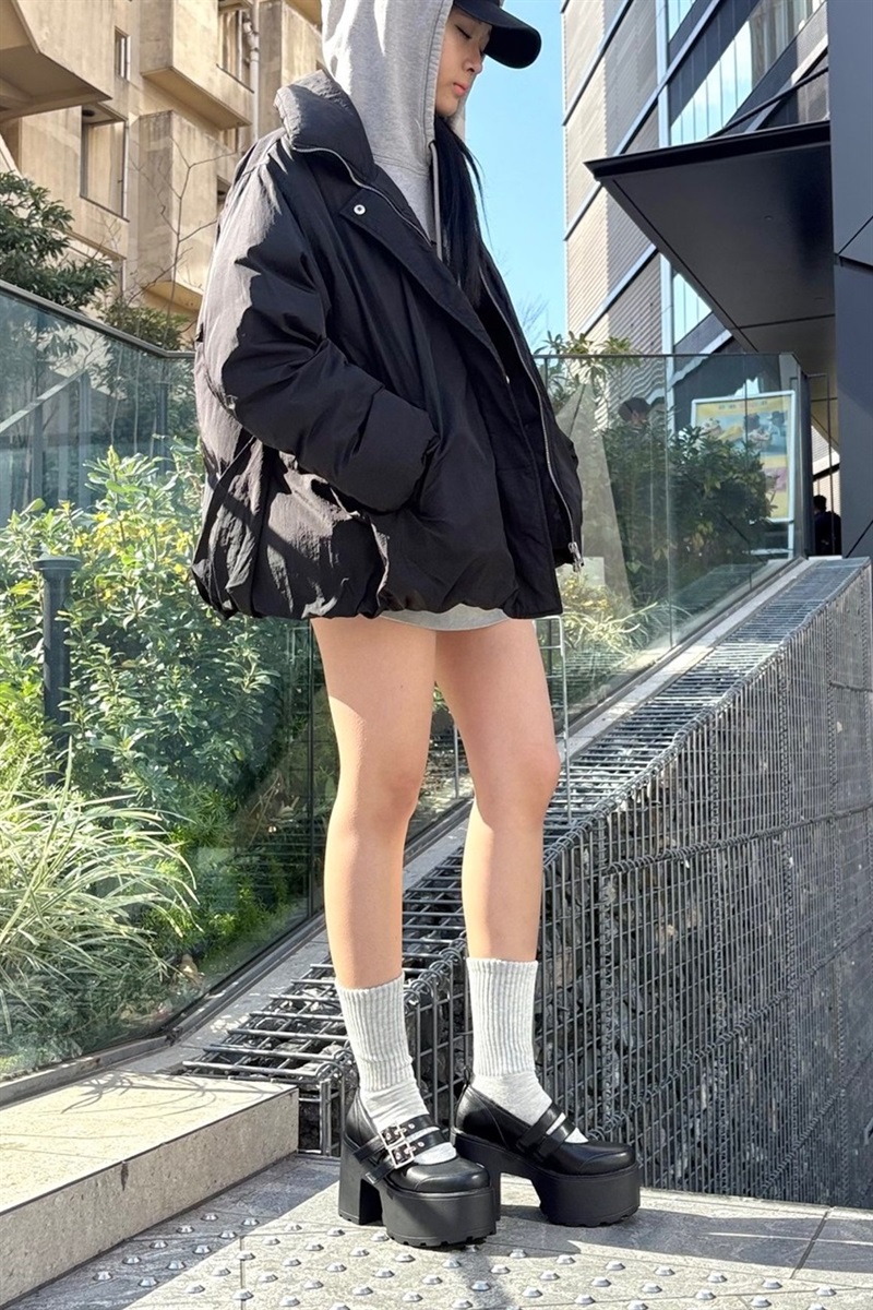 R&E アールアンドイー R&E Wストラップモールドソールシューズ