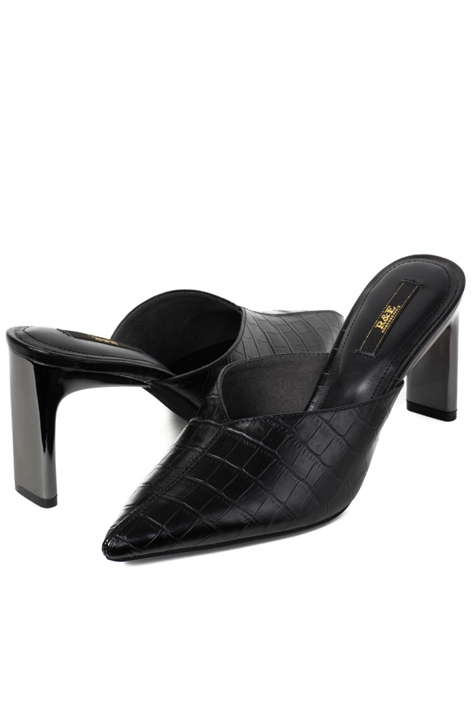 R E メタルスティックヒールセンターシームミュール R E Rezoy Official Store