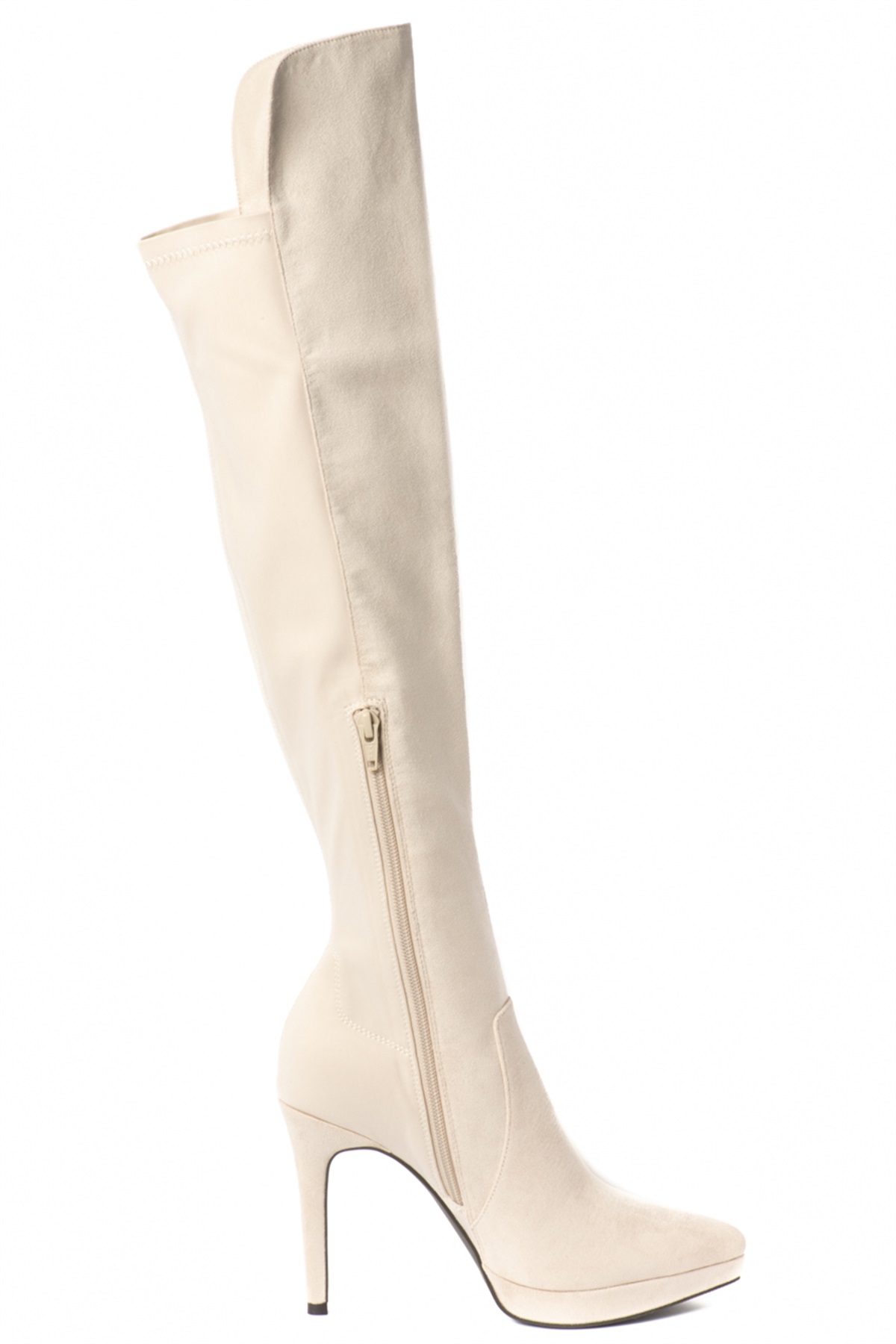 正規品質保証 美脚m 新品未使用 R E異素材コンビヒールニーハイブーツ ブーツ Alrc Asia